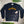 Load image into Gallery viewer, Mens Raglan Fleece Black x Gold Haubush Applique