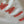 Load image into Gallery viewer, Mens-Unisex Raglan Fleece White x Coral HAWAI`I Applique'