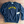 Load image into Gallery viewer, Mens Raglan Fleece Navy x Haleiwa Gold applique