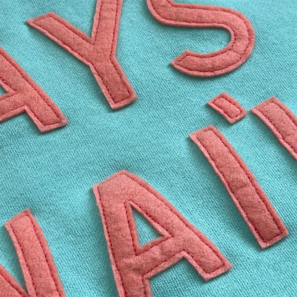 ALWAYS HAWAI`I - coral on aqua