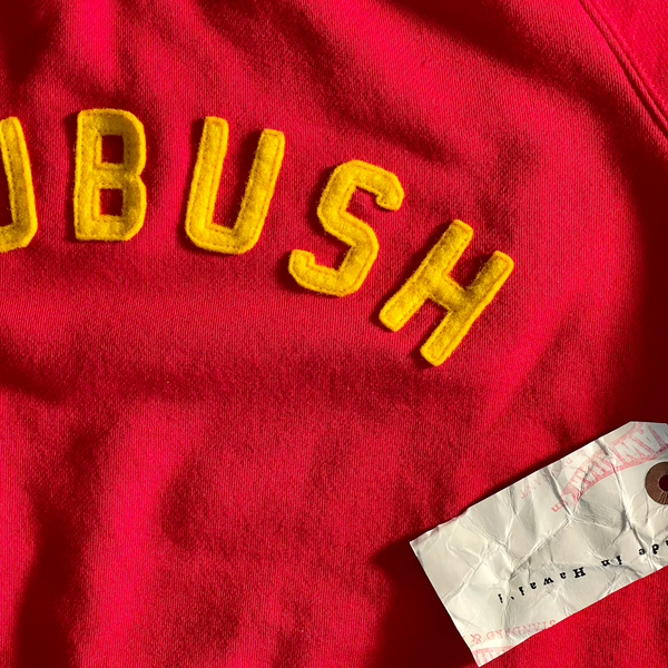 Mens Raglan Fleece Red x Haubush